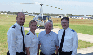 Heliflite delivers Robinson R66 to Salvation Army